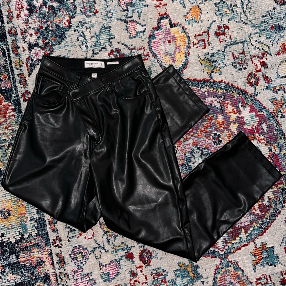 Abercrombie Curve Love Leather Pants